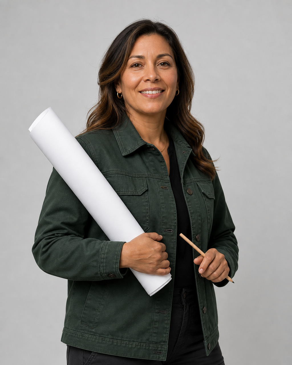 a general contractor at a residential construction project