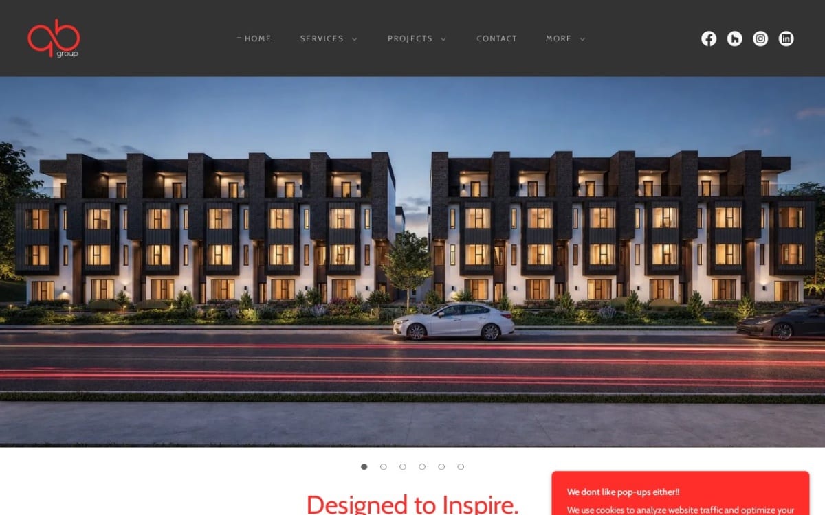 Architect Builder Group PLLC architect website homepage