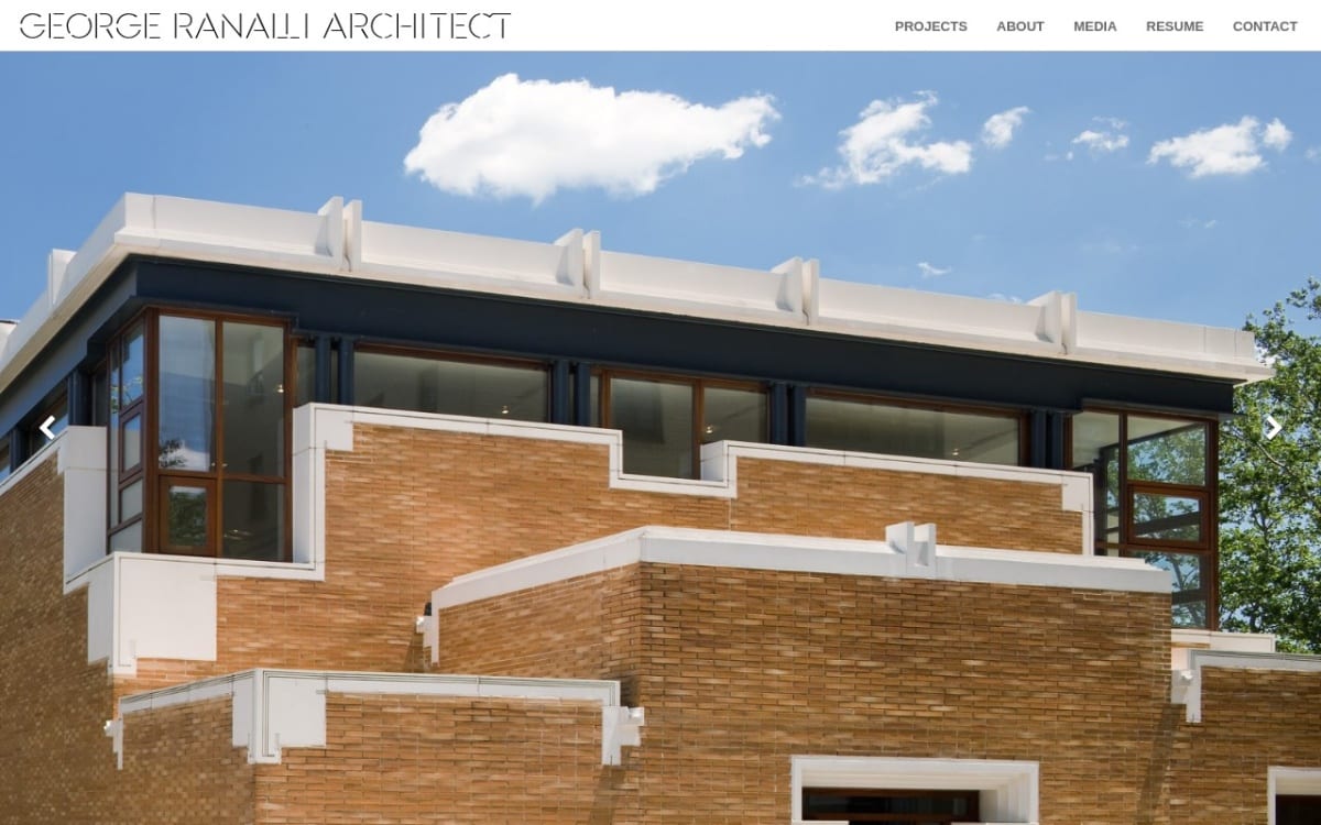George Ranalli Architect architect website homepage