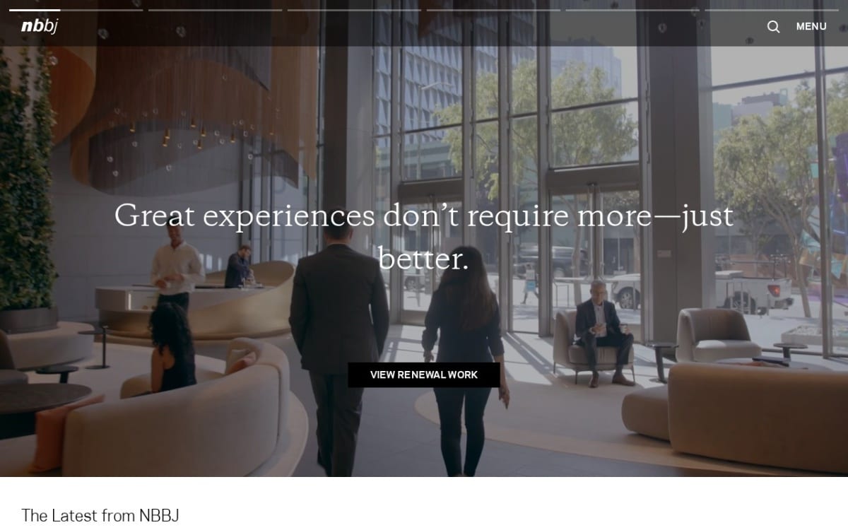NBBJ architect website homepage