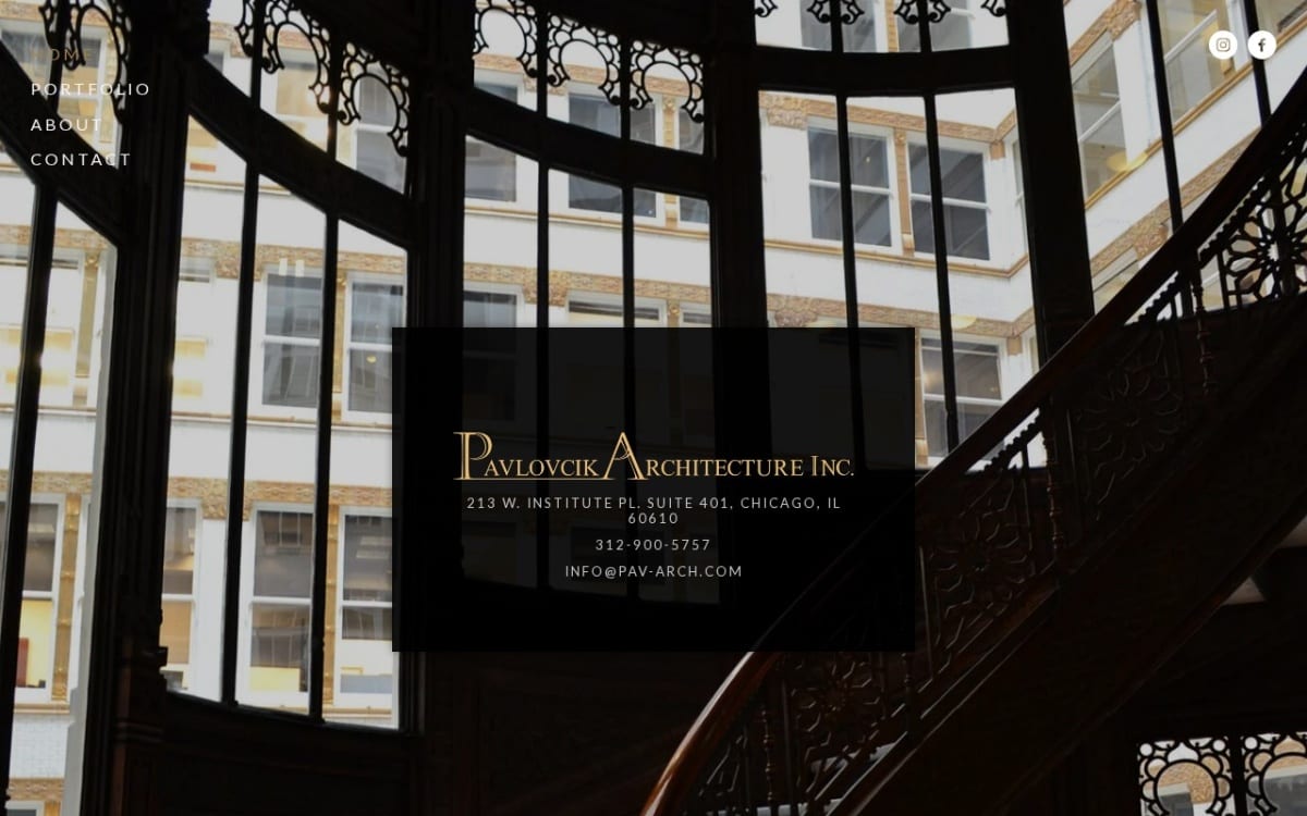 Pavlovcik Architecture Inc. architect website homepage