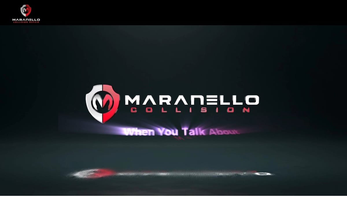 MARANELLO COLLISION auto body shop website homepage