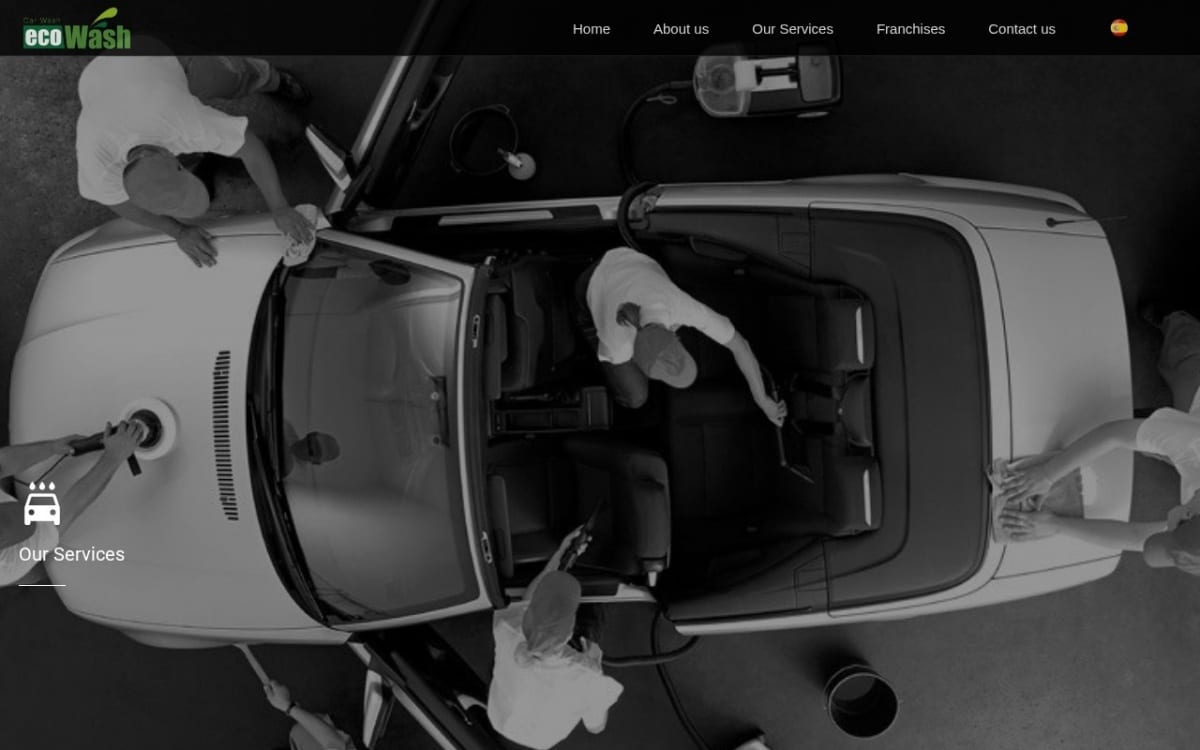 Eco Wash Auto Detailing auto detailing website homepage