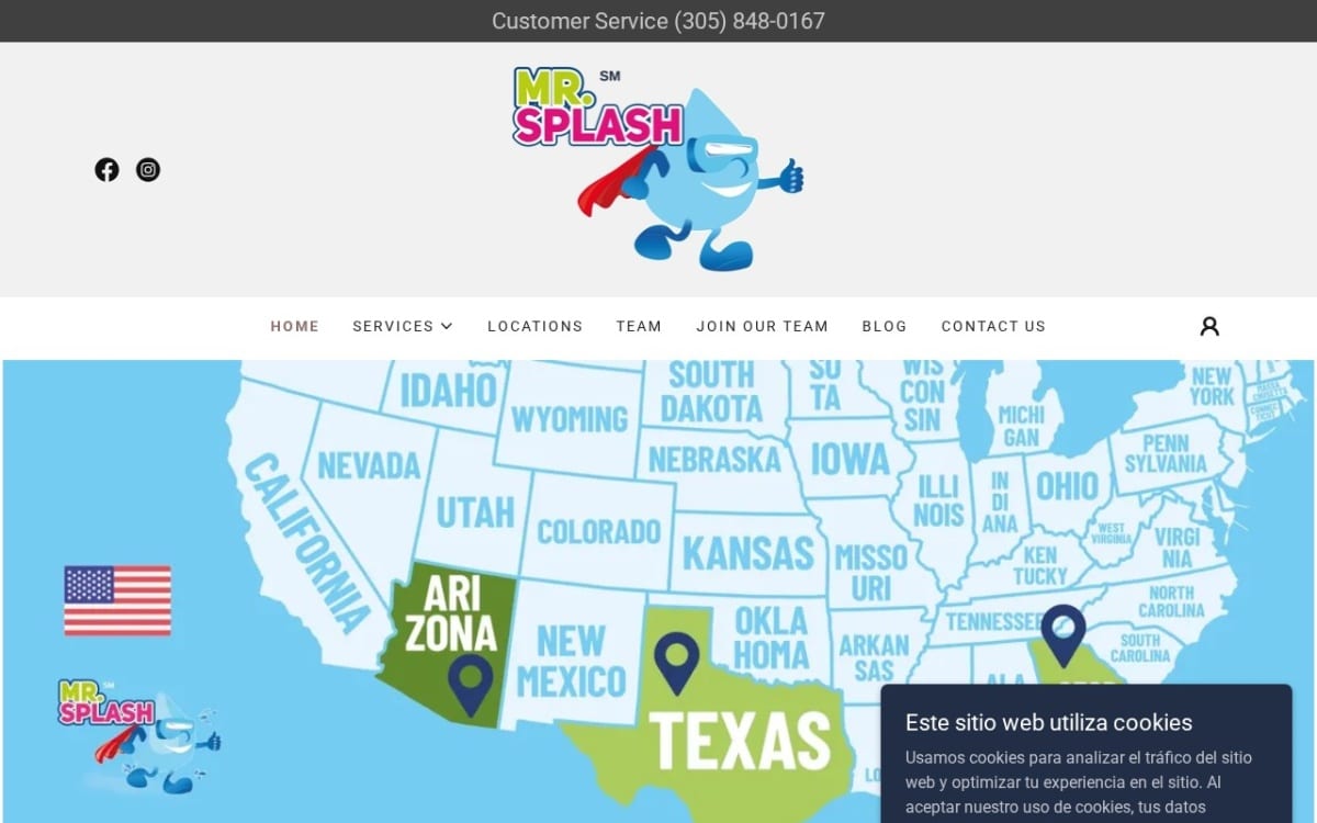 Mr. Splash USA Car Wash | Coral Gables auto detailing website homepage