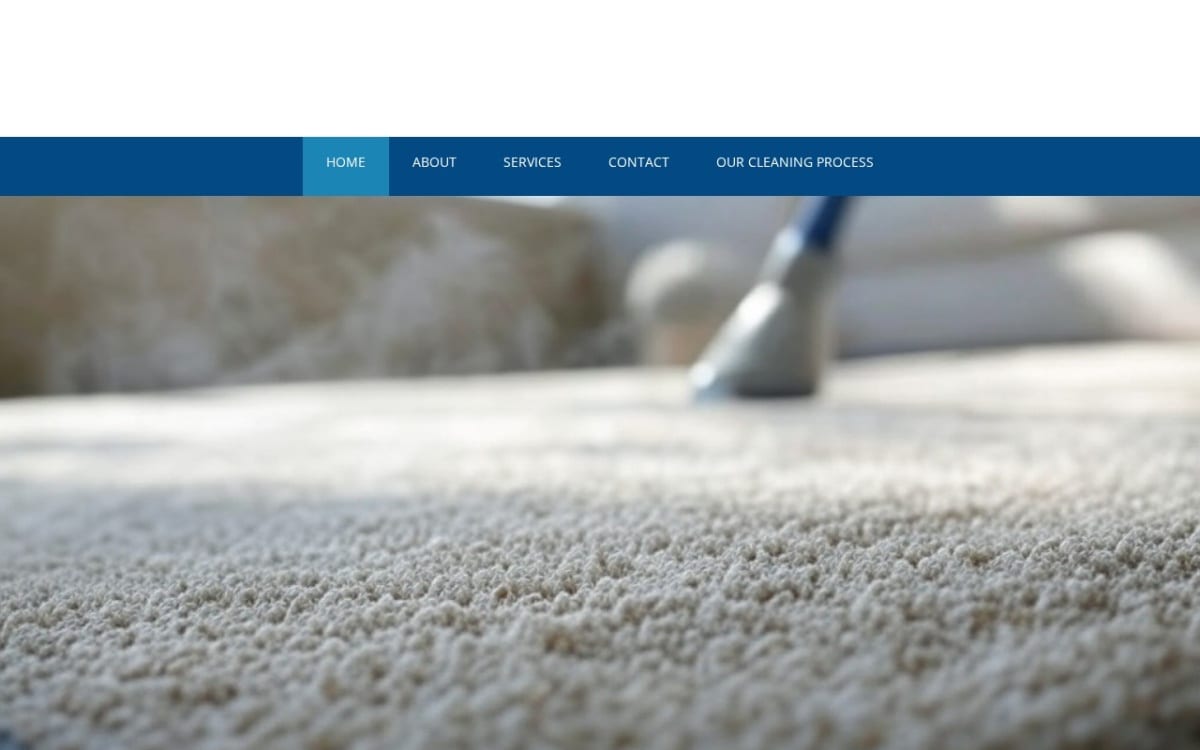 Completely Clean carpet cleaning website homepage