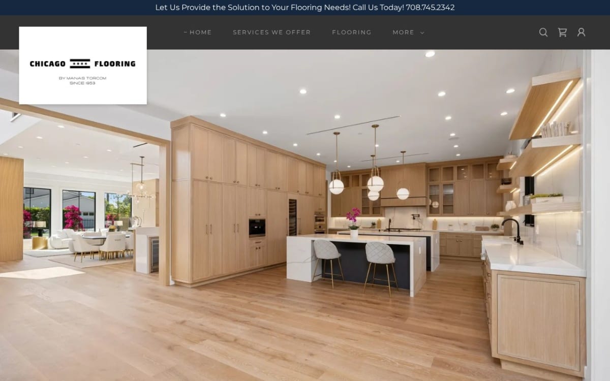 Chicago Flooring By Manas Torcom flooring website homepage