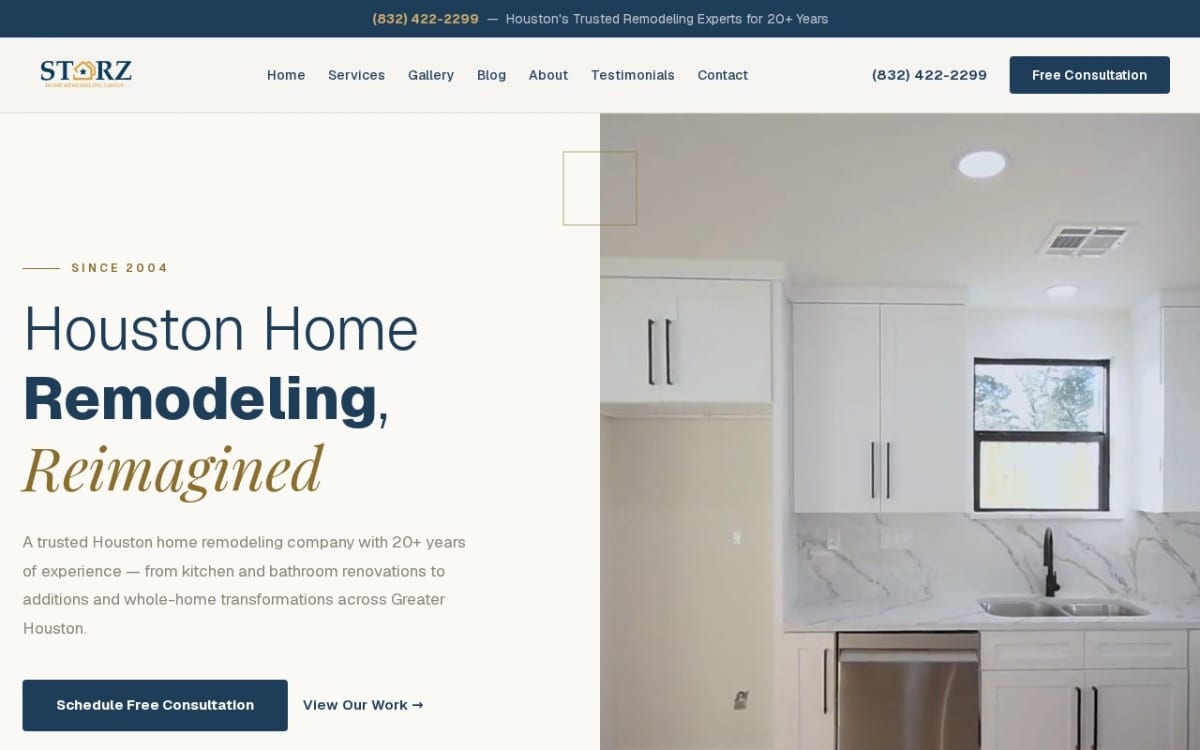 Starz Home Remodeling home remodeling website homepage
