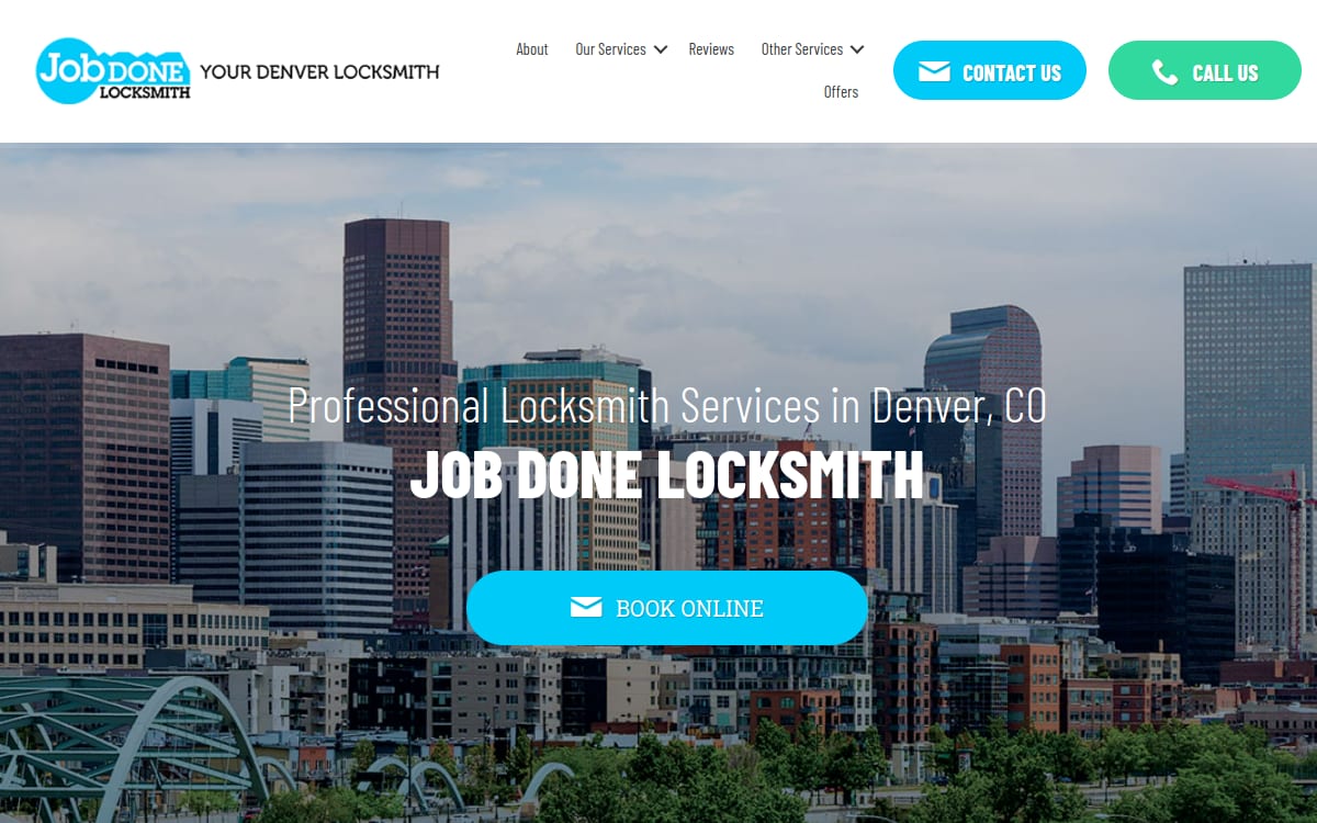 Job Done Locksmith - Denver Locksmith locksmith website homepage