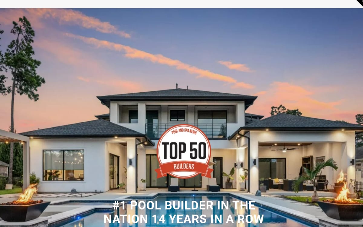 Platinum Pools pool service website homepage