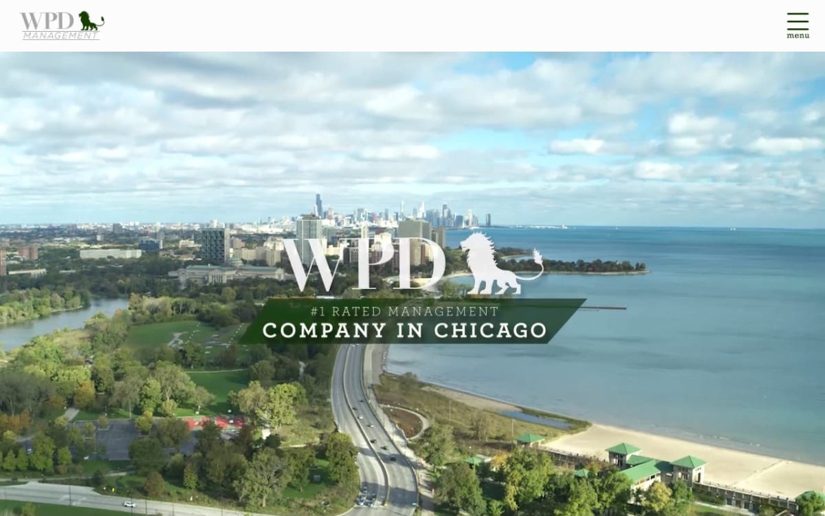 WPD Management property management company website homepage
